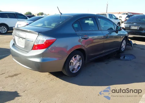 2012 Honda Civic Hybrid z USA, uszkodzony, nr VIN JHMFB4F34CS002516
